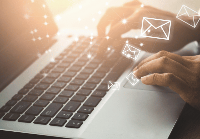 Email Marketing Strategies 2025 | Woman typing on computer | Netvolution