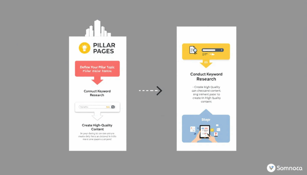 A step-by-step guide on how to create pillar pages.